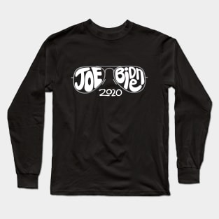 Joe Biden 2020 Sunglasses Hand Drawn Illustration Long Sleeve T-Shirt